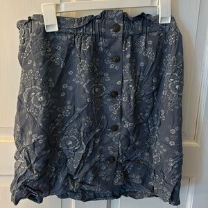 Madewell floral mini skirt